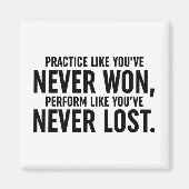 Praktijk zoals je nog nooit hebt gewonnen magneet (Voorkant)