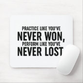 Praktijk zoals je nog nooit hebt gewonnen muismat (Met muis)