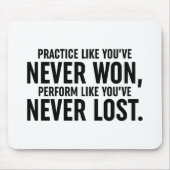 Praktijk zoals je nog nooit hebt gewonnen muismat (Voorkant)