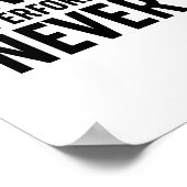 Praktijk zoals je nog nooit hebt gewonnen poster (Hoek)