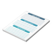 Praktijkblad muzieknoten notitieblok (Linkerzijde)