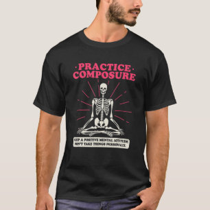 Praktijkblootstelling Yoga Skeleton T-shirt