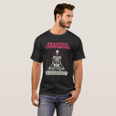 Praktijkblootstelling Yoga Skeleton T-shirt (Voorkant volledig)