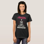 Praktijkblootstelling Yoga Skeleton T-shirt (Voorkant volledig)