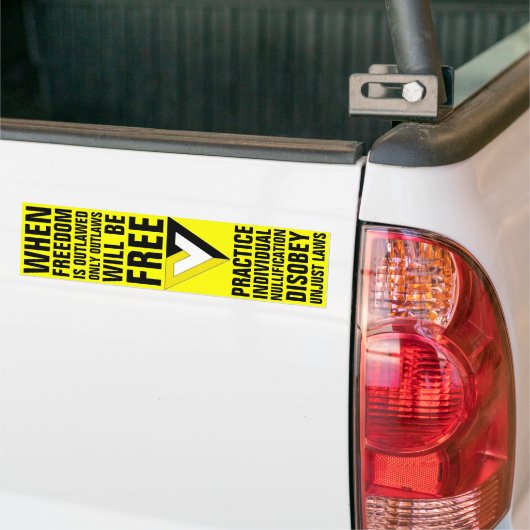 Praktijkgerichte individuele verzuring bumpersticker (Op Truck)