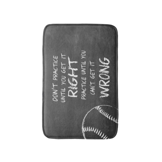 Praktijkhonkbal Motivatie Badmat (Voorkant Verticaal)