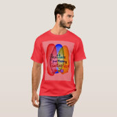 PraktijkLiefde Dankbaarheid Groet T-shirt door D.F (Voorkant volledig)