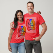 PraktijkLiefde Dankbaarheid Groet T-shirt door D.F (Unisex)