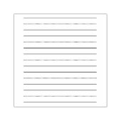 Praktijklijnen voor handschrift rubberstempel (Afrduk)