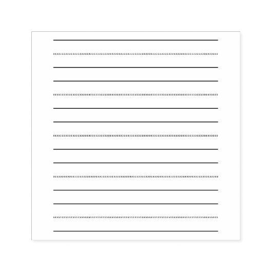 Praktijklijnen voor handschrift rubberstempel (Afrduk)