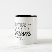 Praktijkloze Optimisme Typografie Tweekleurige Koffiemok (Center)