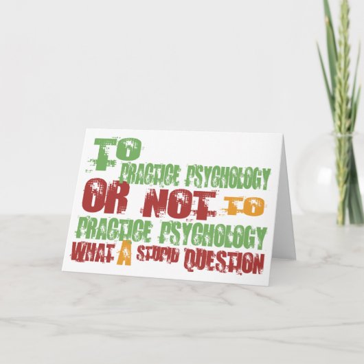 Praktijkpsychologie Kaart (Voorkant)