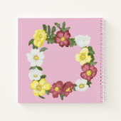 Praktisch bewerkbaar Wild Roos Notitieboek (Achterkant)