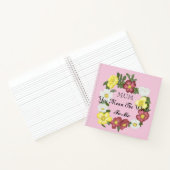 Praktisch bewerkbaar Wild Roos Notitieboek (Binnen)