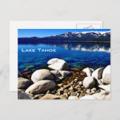 Praktisch Briefkaart van het Tahoe-meer (Voorkant / Achterkant)
