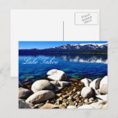 Praktisch Briefkaart van het Tahoe-meer (Voorkant / Achterkant)
