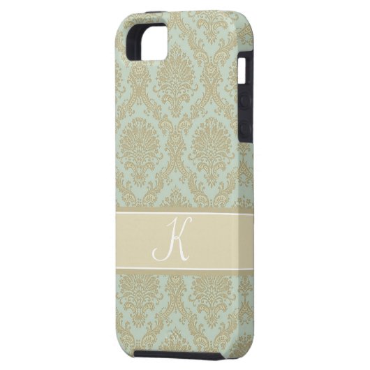 Praktisch damesmonogram Case-Mate iPhone case (Achterkant Links)