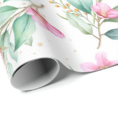 Praktisch Floral patroon Verpakkingspapier Cadeaupapier (Rol Hoek)