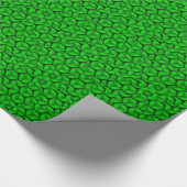 Praktisch groen geometrisch omhullingspapier cadeaupapier (Hoek)