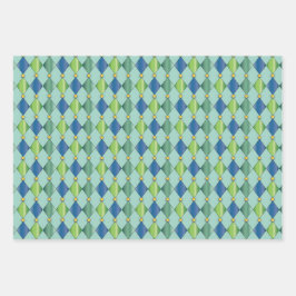 Praktisch Harlequin Diamonds-papier voor het oppak Inpakpapier Vel