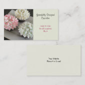 Praktisch ontworpen cupcakes visitekaartje (Voorkant / Achterkant)