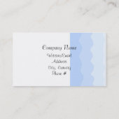 Praktisch ontworpen interieurs visitekaartje (Achterkant)