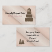 Praktisch ontworpen koekjes visitekaartje (Voorkant / Achterkant)