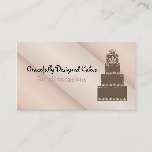 Praktisch ontworpen koekjes visitekaartje (Voorkant)