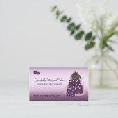 Praktisch ontworpen koekjes visitekaartje (Staand voorkant)
