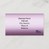 Praktisch ontworpen koekjes visitekaartje (Achterkant)