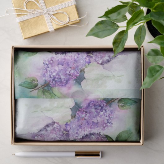 Praktisch papier voor Lila lavender-driftochten (Geschenk)