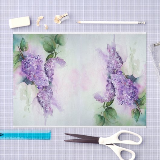 Praktisch papier voor Lila lavender-driftochten (Craft)