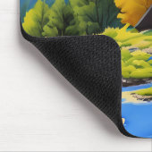 Praktisch papier voor taaststof in gebergte muismat (Hoek)