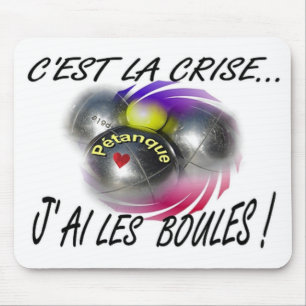 Praktisch petanekontwerp muismat