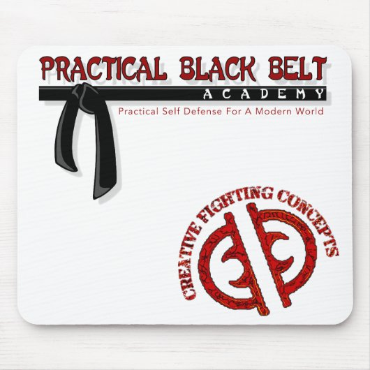 Praktische Black Belt/CFC Mousepad Muismat (Voorkant)