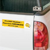 Praktische Bumpersticker (Op Truck)