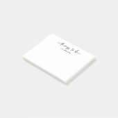 Praktische Dingen Om Te Doen Mooi Modern Schrift Post-it® Notes (Schuin)