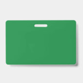 Praktische groene witte school toiletpas badge (Achterkant)