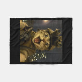 Praktische Kattenmeme  Fleece Deken (Voorkant (Horizontaal))