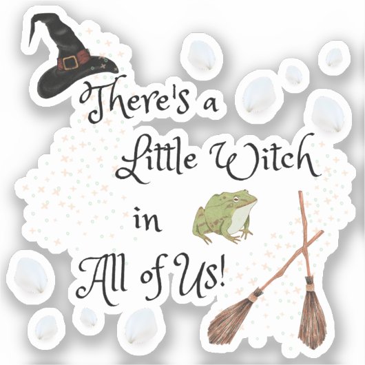 Praktische Magic geïnspireerde Sticker - Toad (Voorkant)