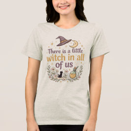 Praktische Magie Kleine Heks Vrouwen Tri-Blend T-s Shirt