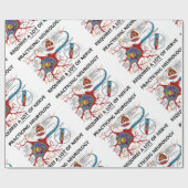 Praktische neurologie vereist veel zenuwen cadeaupapier (Vlak)