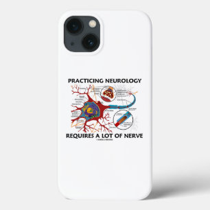 Praktische neurologie vereist veel zenuwen Case-Mate iPhone case