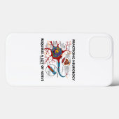 Praktische neurologie vereist veel zenuwen Case-Mate iPhone case (Achterkant (horizontaal))