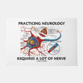 Praktische neurologie vereist veel zenuwen deurmat (Voorkant)