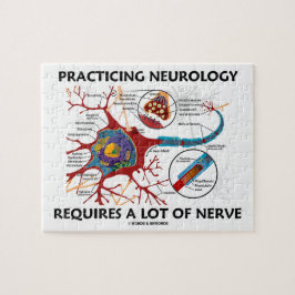 Praktische neurologie vereist veel zenuwen legpuzzel