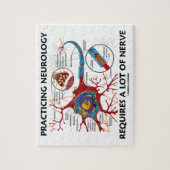 Praktische neurologie vereist veel zenuwen legpuzzel (Verticaal)