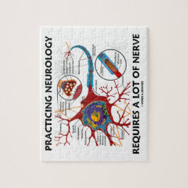 Praktische neurologie vereist veel zenuwen legpuzzel
