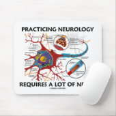 Praktische neurologie vereist veel zenuwen muismat (Met muis)