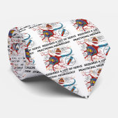 Praktische neurologie vereist veel zenuwen stropdas (Opgerold)